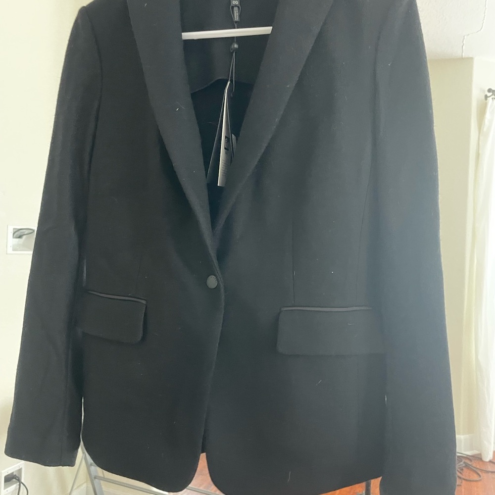 NWT rag & bone Classic Black Wool Women's Blazer